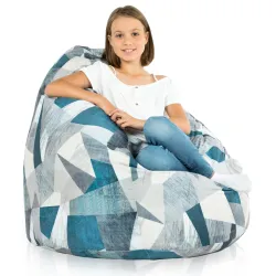 Poltrona Pouf Sacco XL Grande - Tessuto Stampato Premium – vista 61