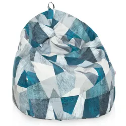 Poltrona Pouf Sacco per bambini -Tessuto Stampato Premium