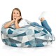 Pouf sacco astratto