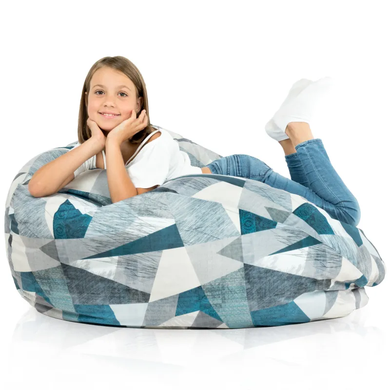 Poltrona Pouf Sacco XL Grande - Tessuto Stampato Premium – vista 124