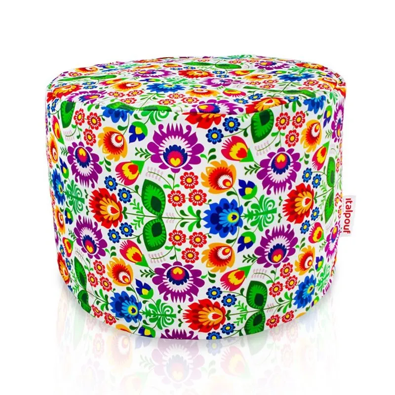 Pouf Rotondo Cilindro - Tessuto Stampato Premium – vista 26