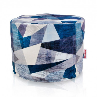 Pouf moderno astratto cilindro