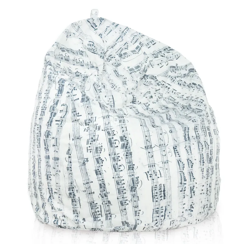 Poltrona Pouf Sacco XL Grande - Tessuto Stampato Premium – vista 9
