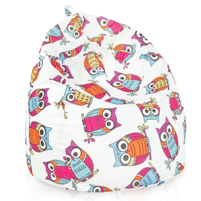 Pouf sacco per bambini gufo