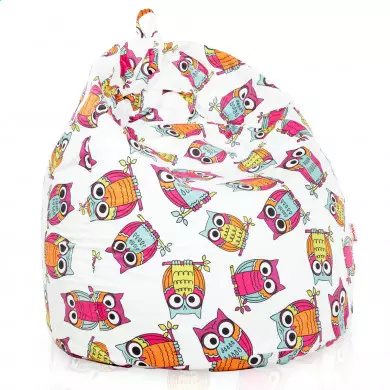 Poltrona Pouf Sacco - Tessuto Stampato Premium