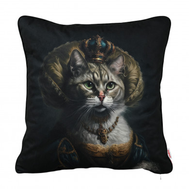 Cuscino decorativo Cat in the Crown 2.