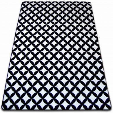 Tappeto SKETCH - F757 crema/nero - Quadri
