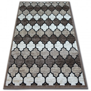 Tappeto ACRILICO YAZZ 3766 D.Beige/Salmon Marocco Trifoglio Trellis