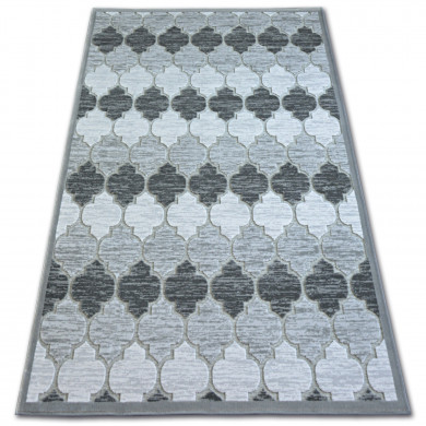 Tappeto ACRILICO YAZZ 3766 Griggio Marocco Trifoglio Trellis