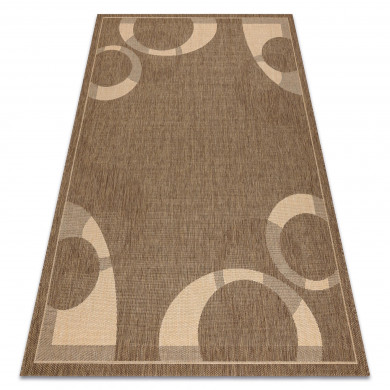 TAPPETO DI SPAGO SIZAL FLOORLUX 20078 caffè / mais