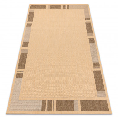 TAPPETO DI SPAGO SIZAL FLOORLUX 20195 mais / caffè