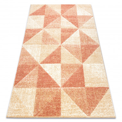 Tappeto FEEL 5672/17911 triangoli beige/terracotta