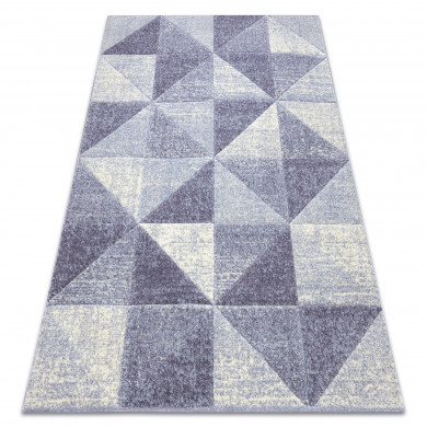 Tappeto FEEL 5672/17944 triangoli beige/violet