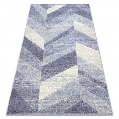 Tappeto FEEL 5673/17944 a spina di pesce beige/violet
