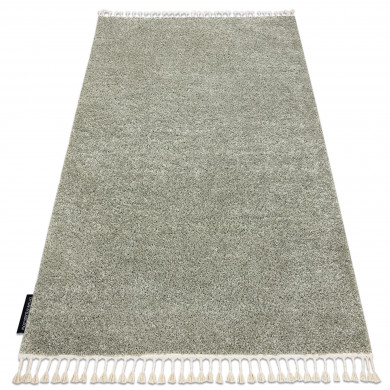 Tappeto BERBER 9000 verde Frange berbero marocchino shaggy