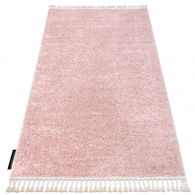 Tappeto BERBER 9000 rosa Frange berbero marocchino shaggy