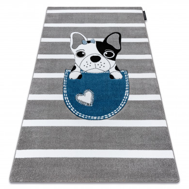 Tappeto PETIT BULLDOG CANE grigio