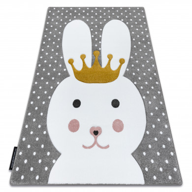 Tappeto PETIT BUNNY CONIGLIETTO CONIGLIO grigio
