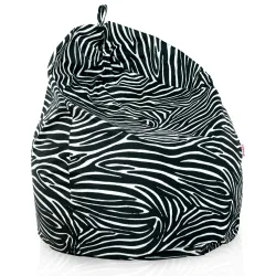 Poltrona Pouf Sacco - Tessuto Stampato Premium
