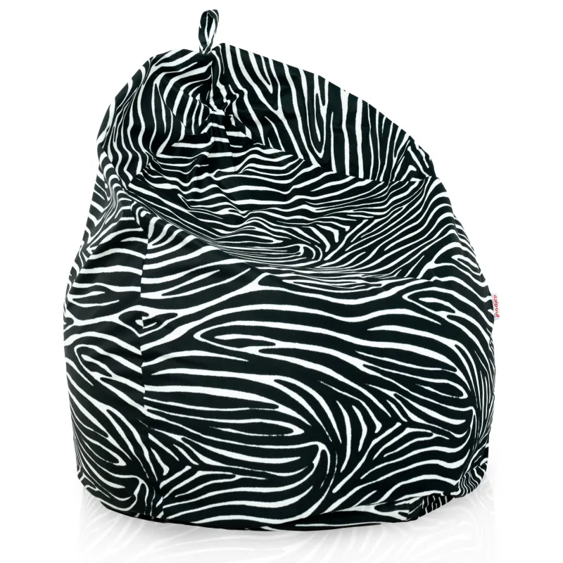 Poltrona Pouf Sacco XL Grande - Tessuto Stampato Premium – vista 7