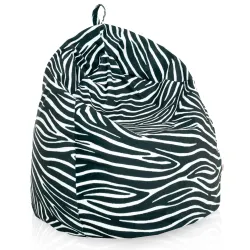 Poltrona Pouf Sacco per bambini -Tessuto Stampato Premium