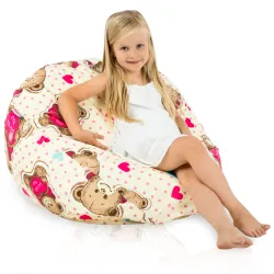 Poltrona Pouf Sacco L per bambini -Tessuto Stampato Premium – vista 76
