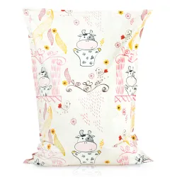 Cuscino da Pavimento per bambini - Tessuto Stampato Premium