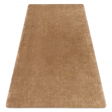 Tappeto da lavaggio moderno LAPIN shaggy antisdrucciolevole avorio / maro