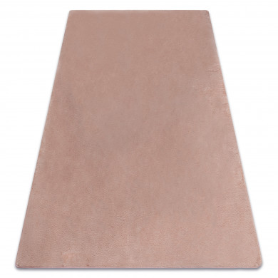 Tappeto POSH Shaggy, rosa cipria peluche, antiscivolo, lavabile