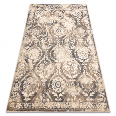 Tappeto NAIN Ornamento vintage 7601/50977 beige / blu scuro