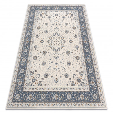 Tappeto NAIN Telaio ornamento 7179/51943 beige / blu scuro