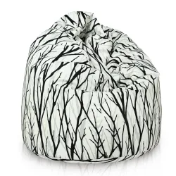 Poltrona Pouf Sacco XL Grande - Tessuto Stampato Premium – vista 21