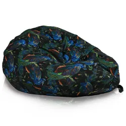 Poltrona Pouf Sacco XL Grande - Tessuto Stampato Premium – vista 32