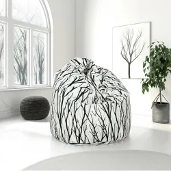 Poltrona Pouf Sacco XL Grande - Tessuto Stampato Premium – vista 89