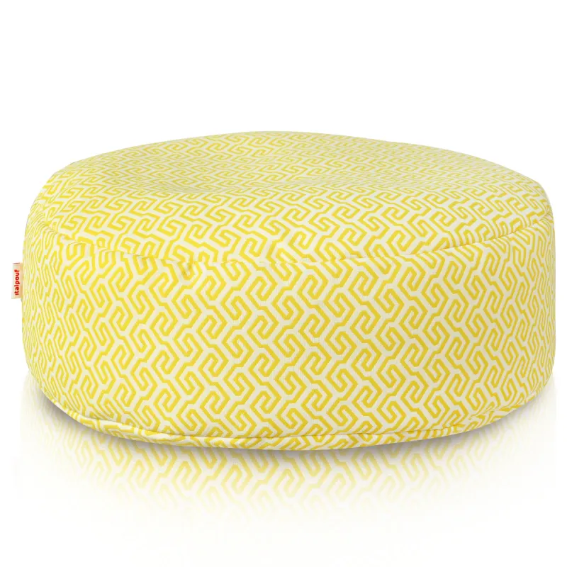 Pouf Poggiapiedi Rotondo - Tessuto Stampato Premium – vista 11