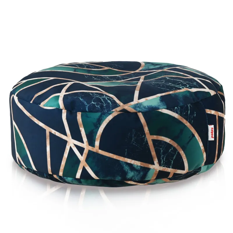 Pouf Poggiapiedi Rotondo - Tessuto Stampato Premium – vista 21