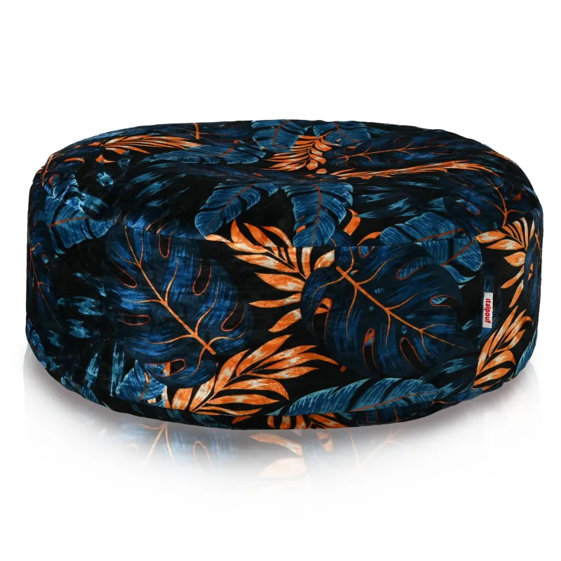 Pouf Poggiapiedi Rotondo - Tessuto Stampato Premium – vista 15