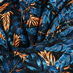 Pouf Poggiapiedi Rotondo - Tessuto Stampato Premium – vista 57