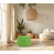 KnitPouf Cotton Lime - Okrągła Pufa Dziergana