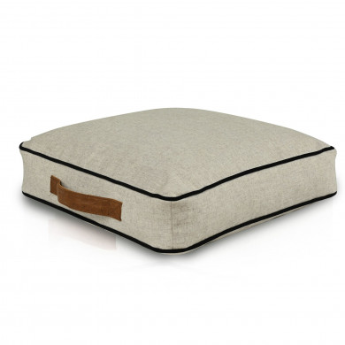 CottonEdge Classic 46x46 – cuscino da pavimento con bordino