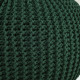 Pouf CottonKnit Sky – pouf lavorato a mano in cordoncino di cotone
