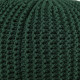 Pouf CottonKnit Sky – pouf lavorato a mano in cordoncino di cotone