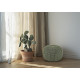 Pouf HandKnit Grande – Pouf verde bosco lavorato a mano in cordoncino di cotone