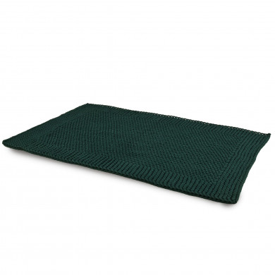 Tappeto in cotone lavorato a mano Forest Calm – rettangolare 113x74 cm
