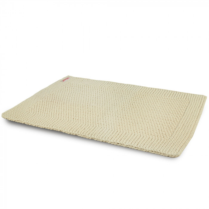 Tappeto in cotone lavorato a mano Forest Calm – rettangolare 113x74 cm