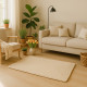 Tappeto in cotone lavorato a mano Forest Calm – rettangolare 113x74 cm
