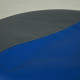 Pouf poggiapiedi Ecopelle Blu