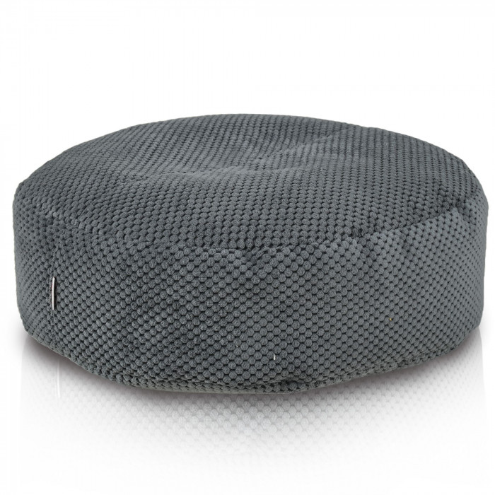 Grigio Dot Pouf poggiapiedi