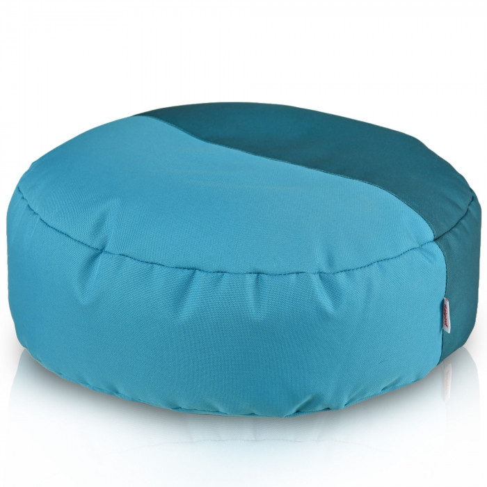 Pouf poggiapiedi Nylon Azzurro