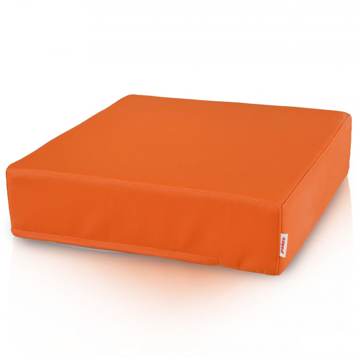 Cuscino Quadrato Da Pavimento Nero Nylon